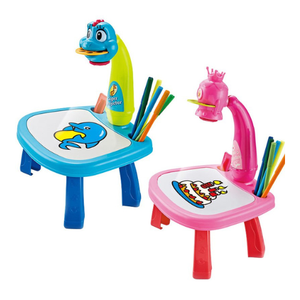 LED Projector Art Painting Table for Kids