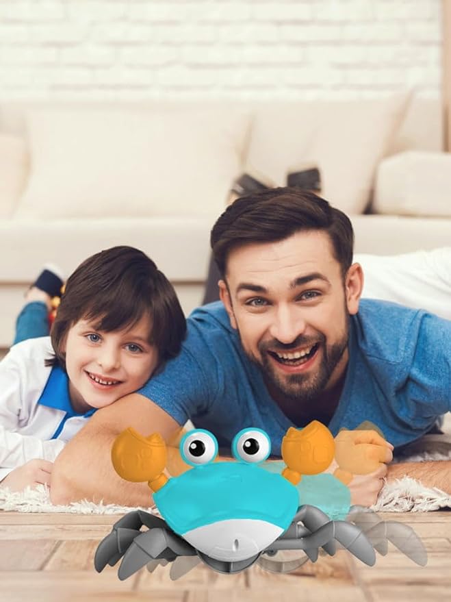 Cute Crawling Crab Toy – Interactive Music & Light Fun for Kids