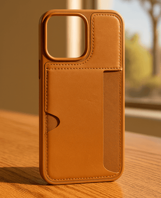 Leather Style Wallet Case iPhone
