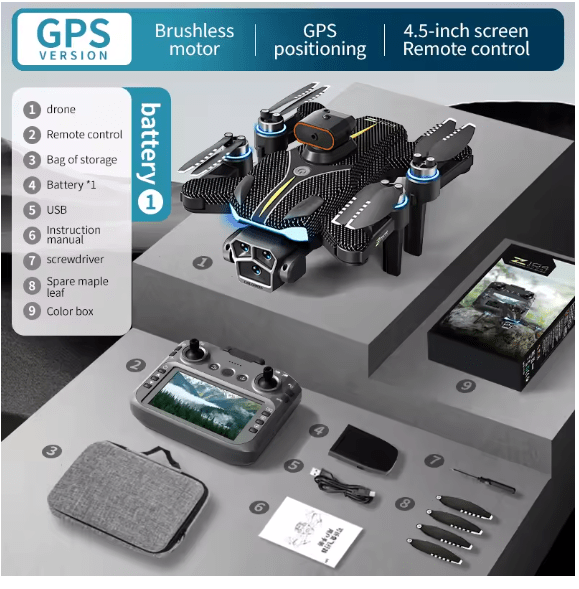 طائرة بدون طيار مزودة بكاميرا GPS ذكية